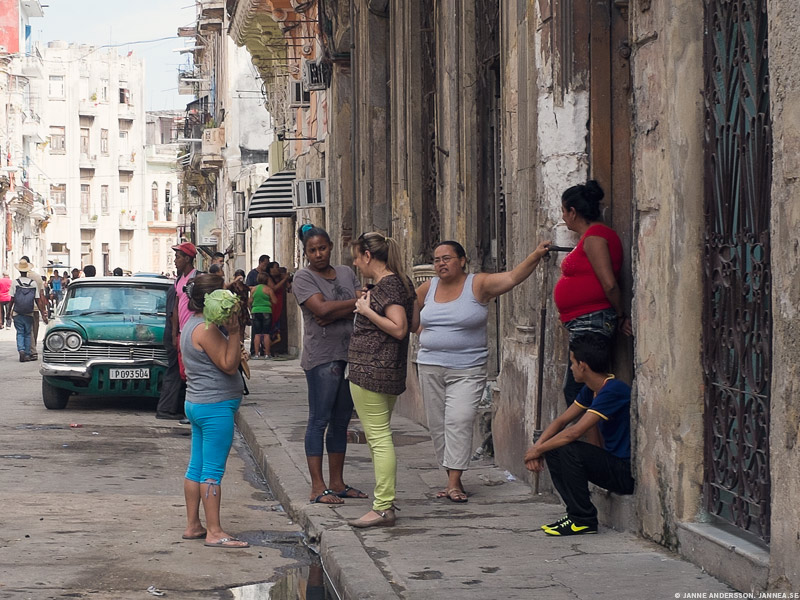 Trottoar i Havanna