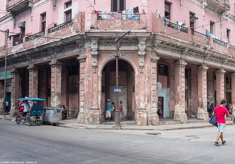 Korsningen Agramonte/Obrapia (tror jag) i Havanna