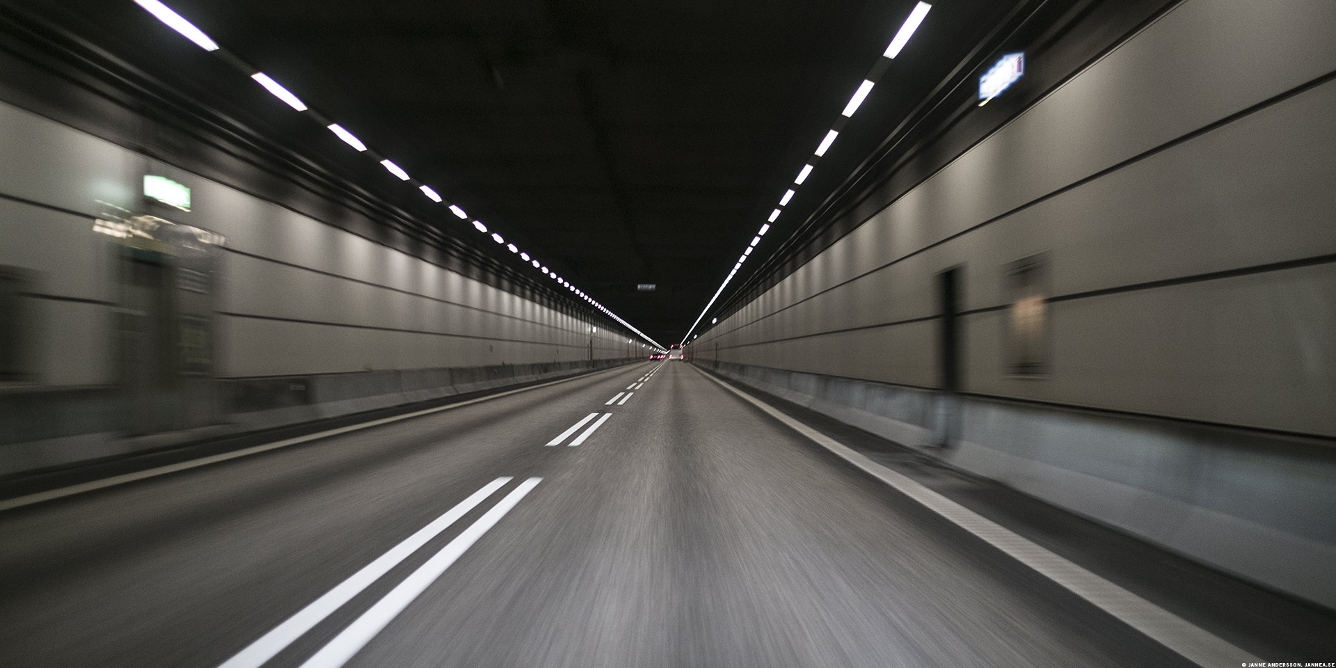 Tunneln innan Öresundsbron | © Janne A