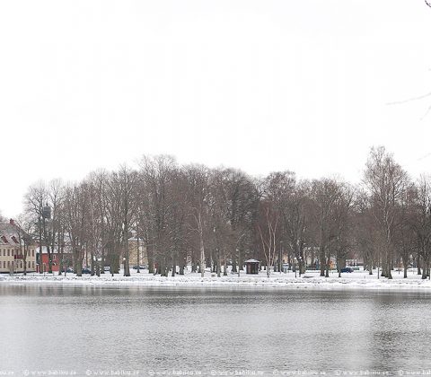 Vinterpanorama över Vadstena | © Janne A