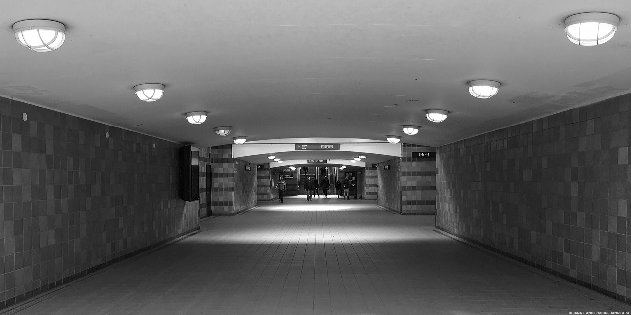 Tunneln vid centralstationen, Linköping | © Janne A