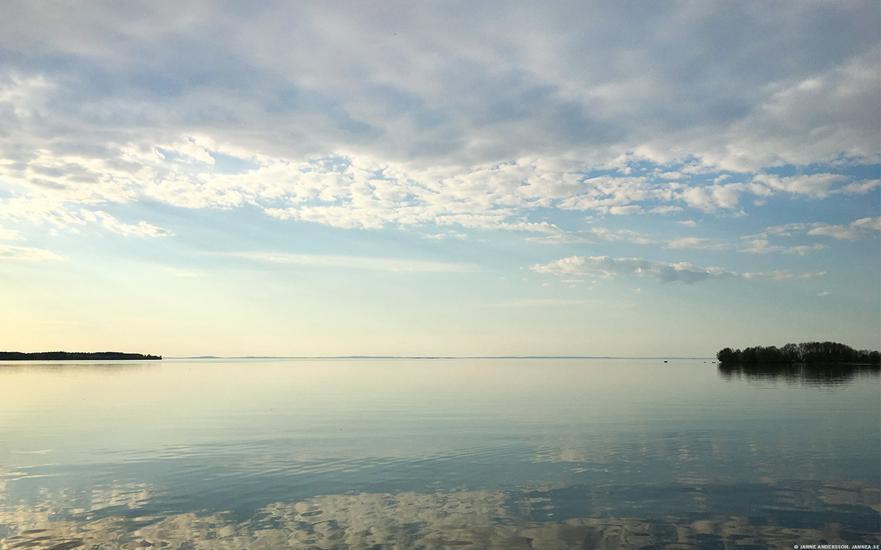 Utsikt från Vadstena över Vättern | © Janne A