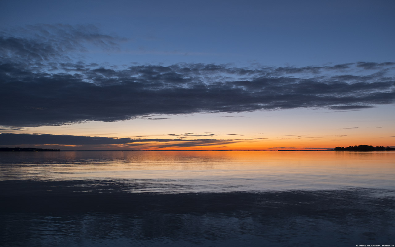 Solnedgång i Vättern | © Janne A