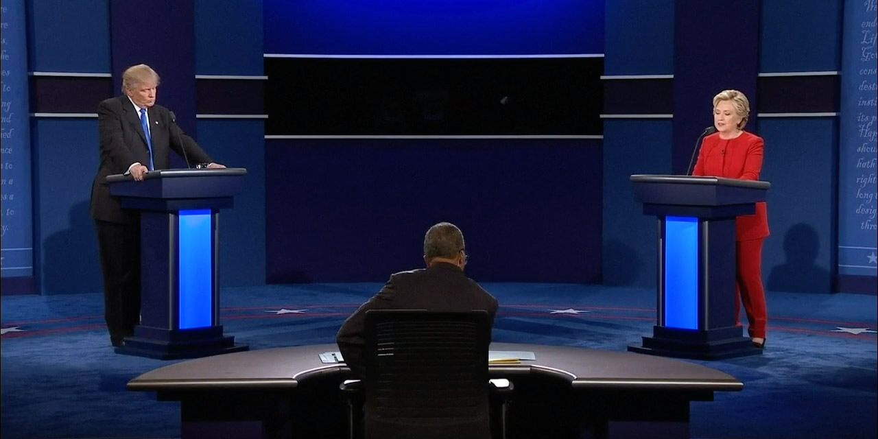 Bild från nattens debatt