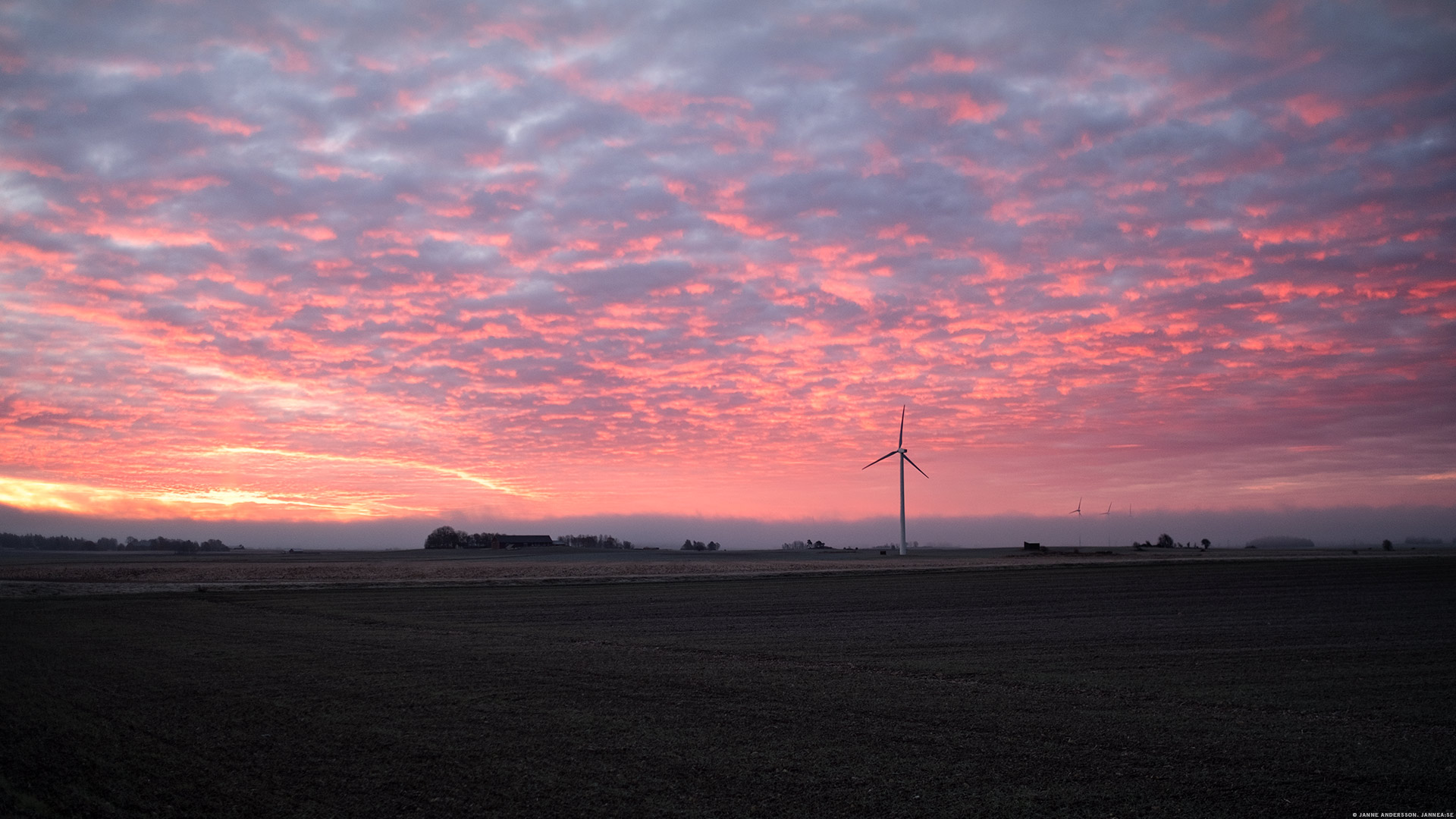 Morgonrodnaden över slätten | © Janne A