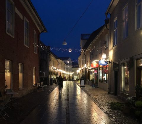 Storgatan i Vadstena i December | © Janne A