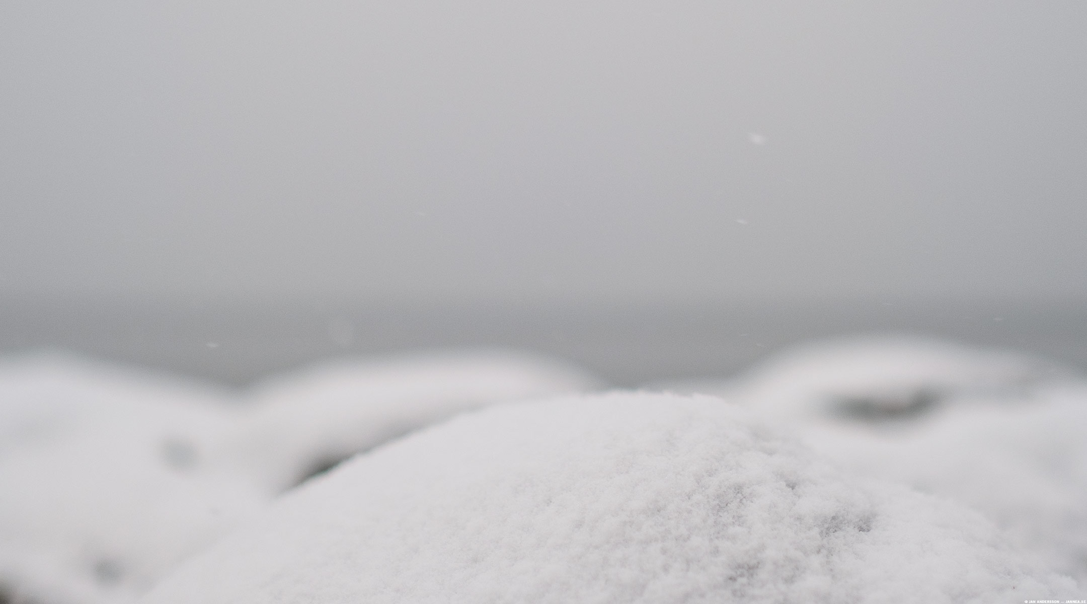 Snö på strandpromenaden | © Jan Andersson