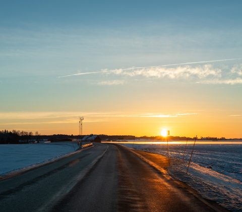 Det var en frisk morgon på väg till jobbet | © Jan Andersson