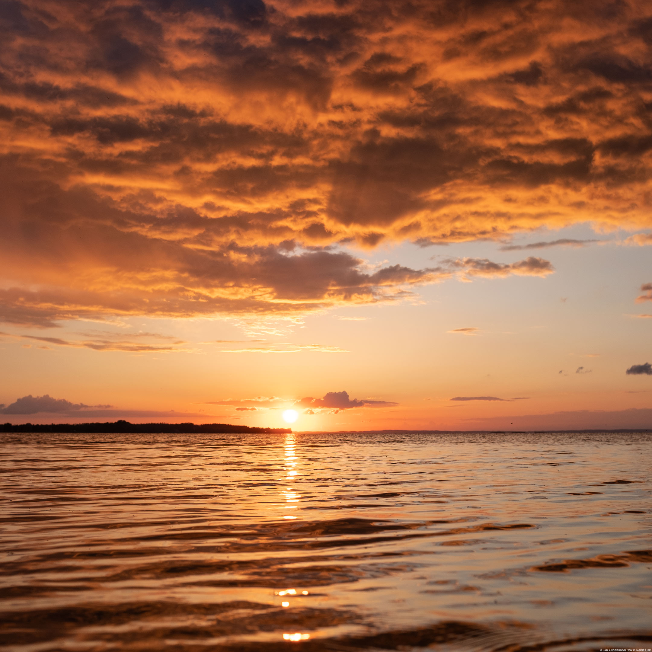 Världens vackraste Vadstena och en solnedgång | © Jan Andersson
