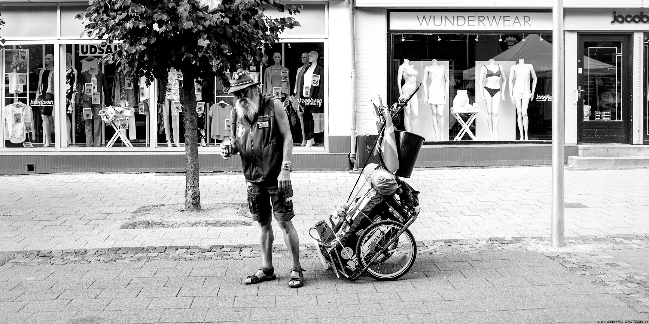 En överförfriskad man i Danmark | © Jan Andersson