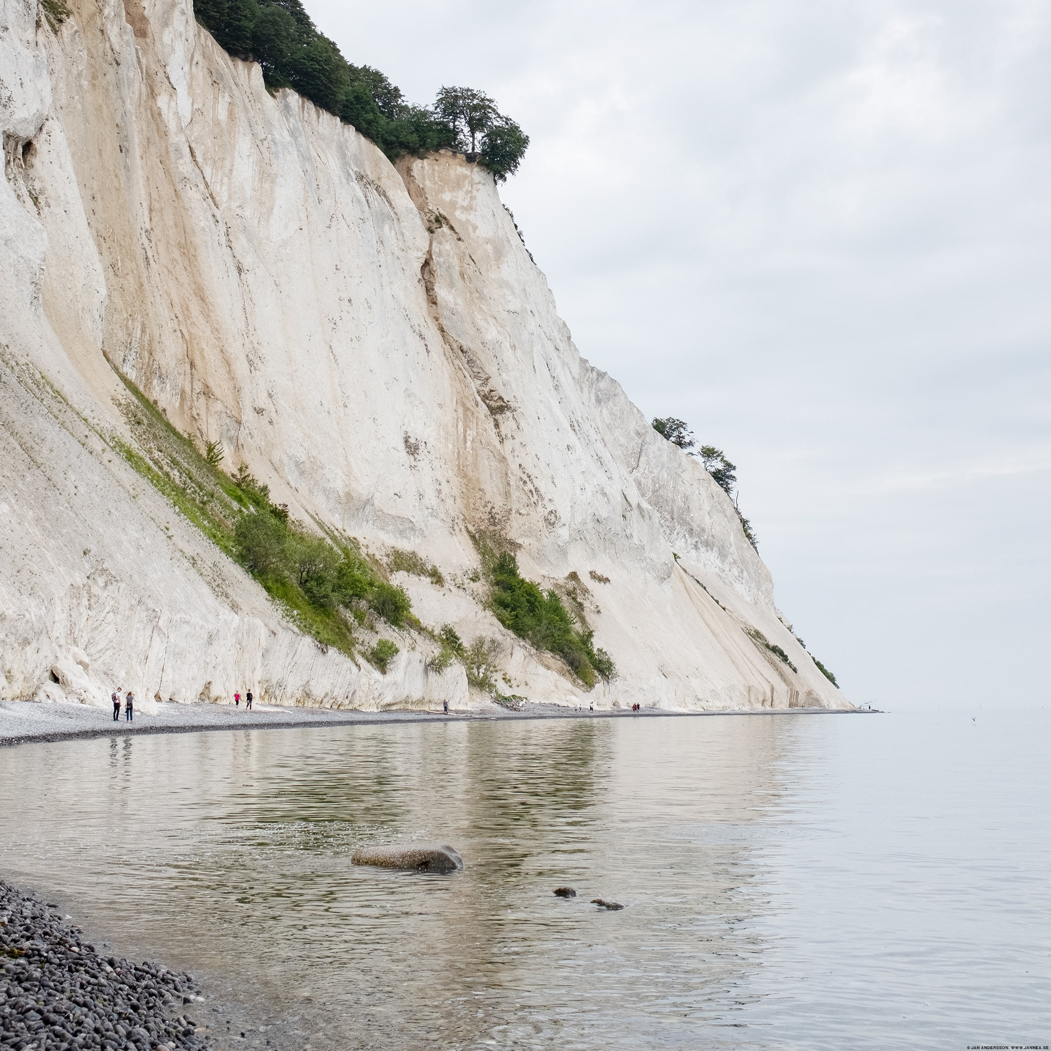 Møns Klint hade höga klippor | © Jan Andersson