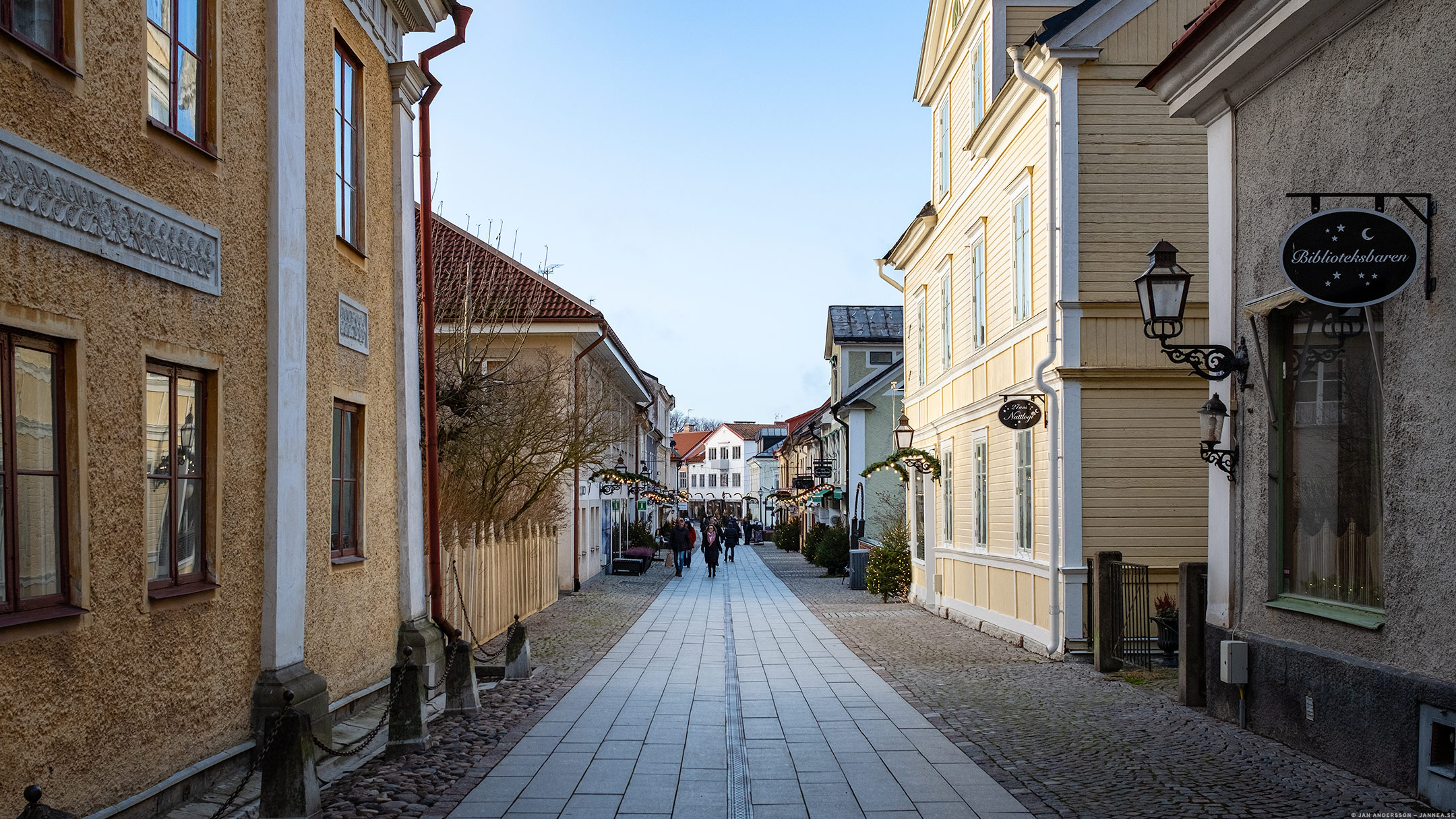 Stros runt och gågatan hemåt